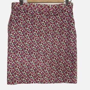 “346” brooks brothers floral skirt cotton blend SZ 8
